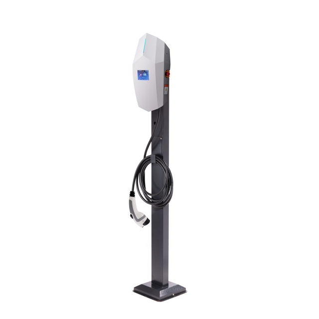 16A/32A JT10 OCPP 1.6J 4G WiFi LAN Commercial EV Wallbox (3,6 кВт 7,2 кВт 11 кВт 22 кВт) с IEC 62196-2 или SAEJ1772