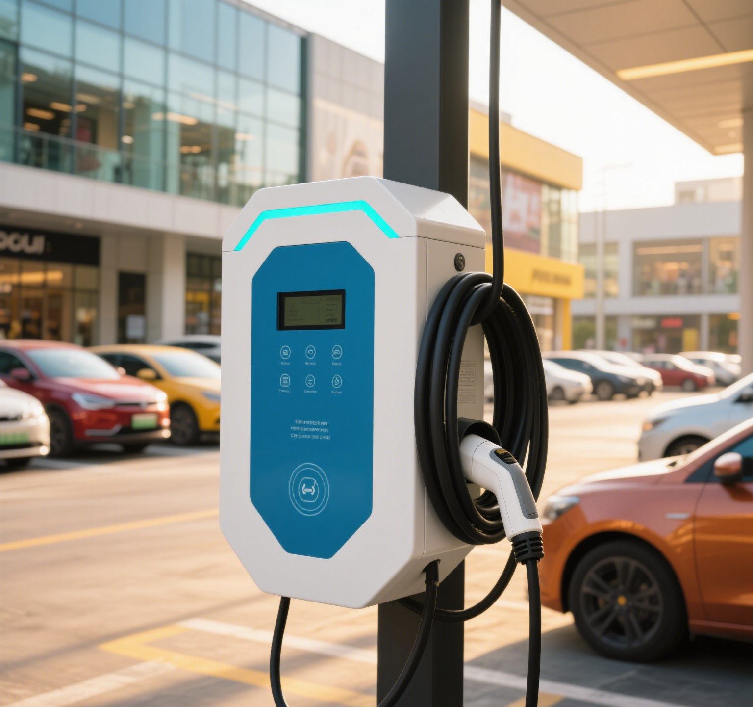 EV Charger в парковке