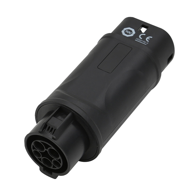 Type1 до типа 2 EV Адаптер 16A/32A Однофаза без кабеля без кабеля от 32A типа 1 (SAE J1772) Мужчина до типа 2 (IEC62196) Женский
